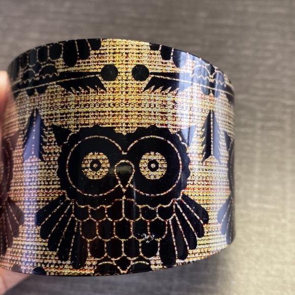 Owl cuff bracelet - Picture 3 of 3